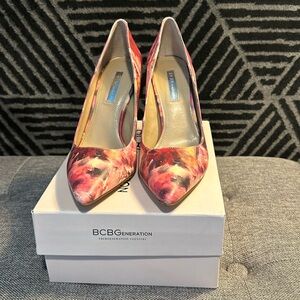 BCBG Generation Watercolor Blush Pumps Size 7